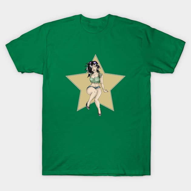 Star Girl T-Shirt by sewarren71